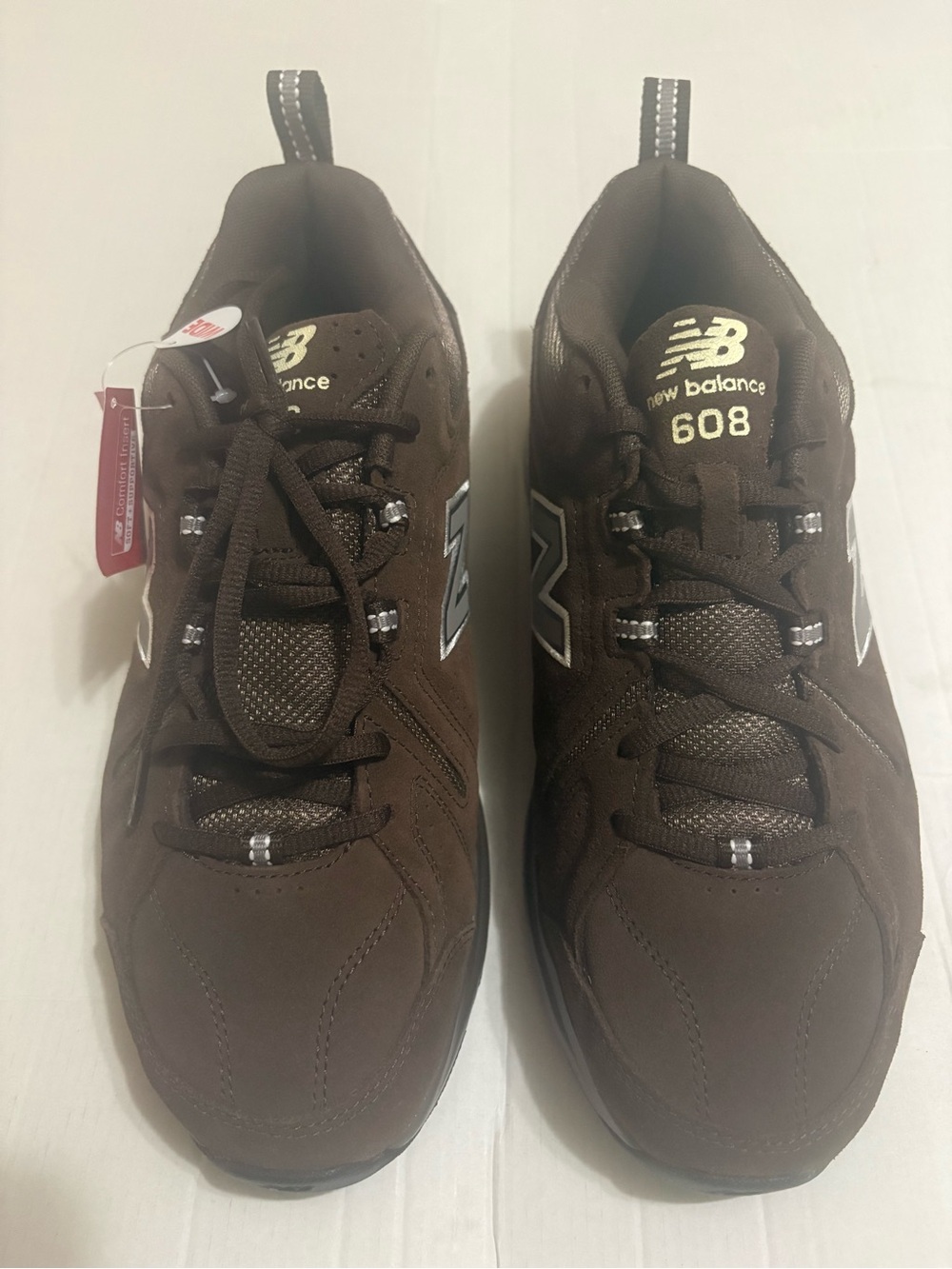 New Balance Brown 608 Lace-Up Athletic Sneakers